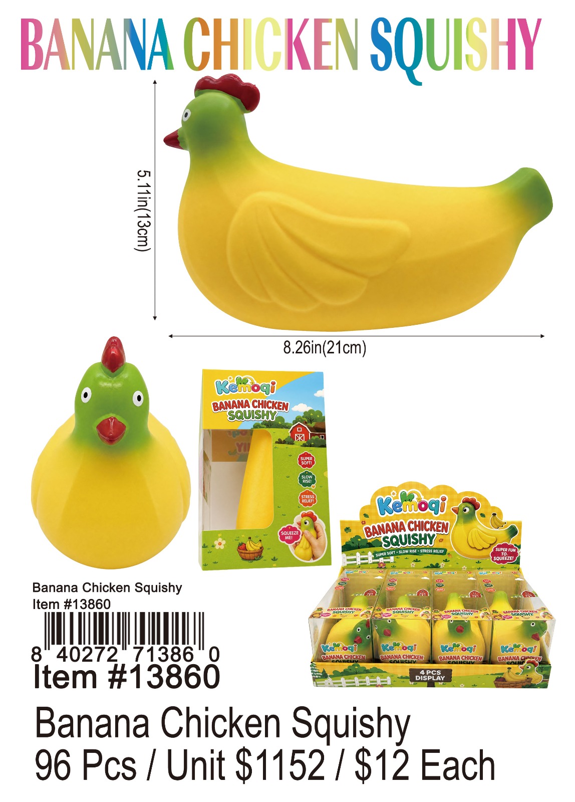 Banana Chicken Squishy